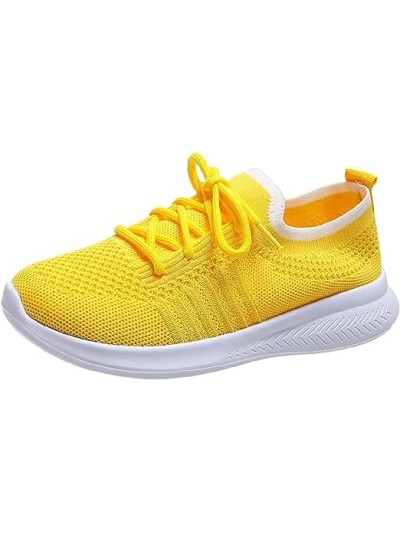 Women's Yellow Sport Sneakers